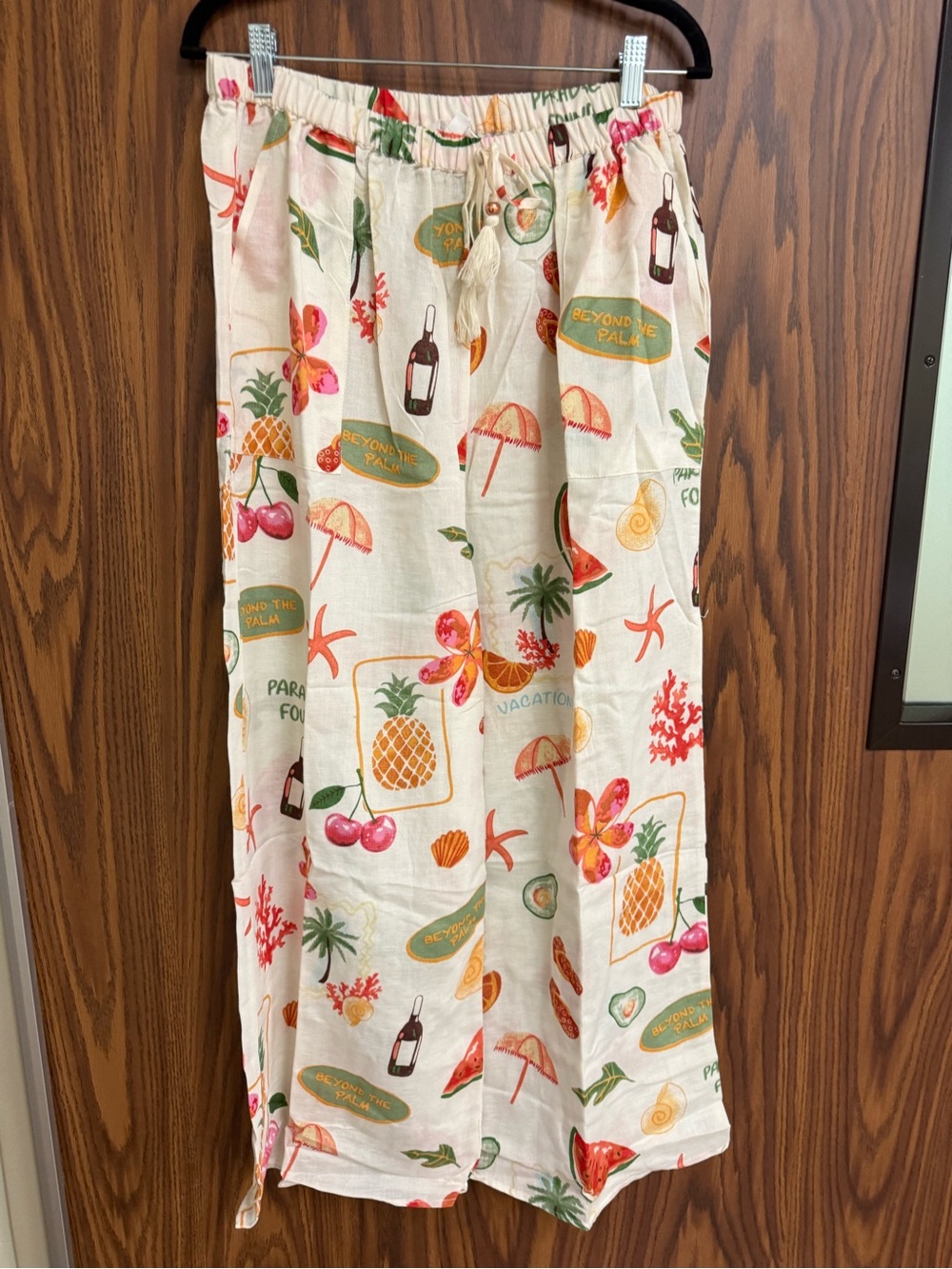 Tropical Print 2pc set - Pineapple & Fruit Motif